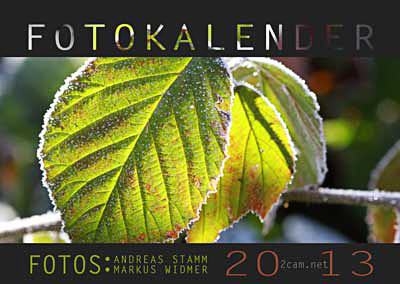Cover Foto vom 2cam.net Fotokalender 2013