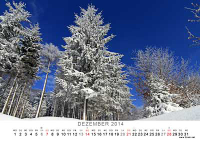 Dezember Foto vom 2cam.net Fotokalender 2014