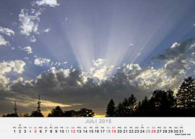 Juli Foto vom 2cam.net Fotokalender 2015