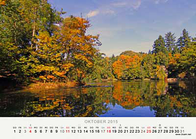 Oktober Foto vom 2cam.net Fotokalender 2015