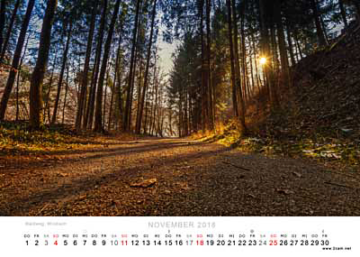 November Foto vom 2cam.net Fotokalender 2018